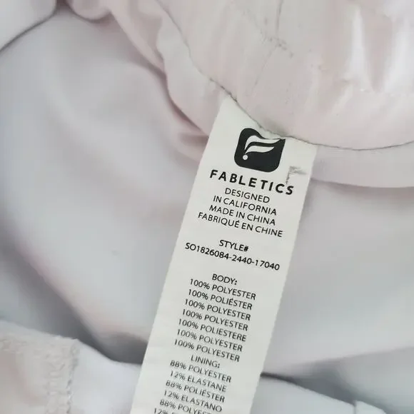 🔥 Fabletics Latrice Short Yellow Green Tie Dye Print Shorts Medium Athletic - Picture 9 of 16